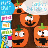 Jack o Lantern Craft Pack