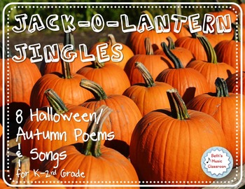 Preview of Jack-o-Lantern Jingles - 8 Halloween & Autumn Poems