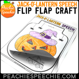 Jack-O'-Lantern Speech and Language Flip Flap Craft