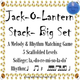 Jack-o-Lantern Stack Solfege/ Rhythm Bundle