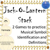 Jack-o-Lantern Stack- Music Symbols