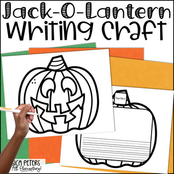 Preview of Pumpkin Writing Craft | Halloween Writing Activity | Fall Bulletin Board