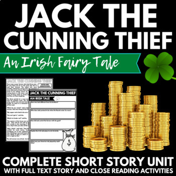 Preview of Jack the Cunning Thief - Irish Fairy Tale Unit - St Patrick's Day Reading