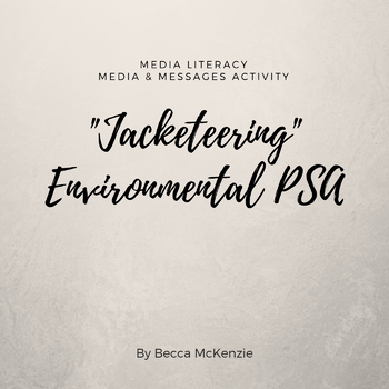 Preview of Jacketeering - Creative Response to Texts