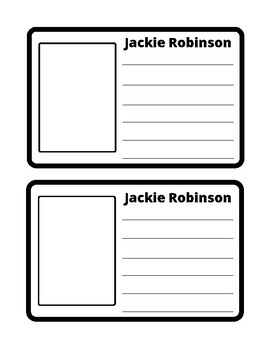 Jackie Robinson 8.5x11 Print
