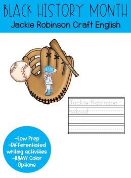 Jackie Robinson Craft  What Can We Do With Paper And Glue