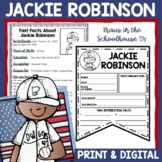 Jackie Robinson Biography Activities and Worksheets