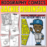 Jackie Robinson Biography Comics Research or Book Report |