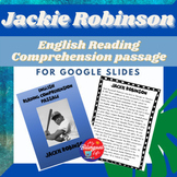 Jackie Robinson Biography Reading Comprehension Activities