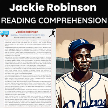 Jackie Robinson Biography Reading Comprehension