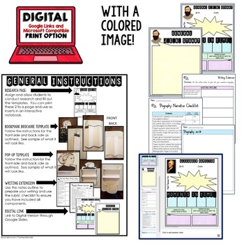 Jackie Robinson Biography Research Booklet