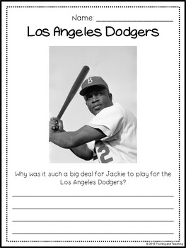 Jackie Robinson Biography Pack (Black History Month) - A Page Out of History