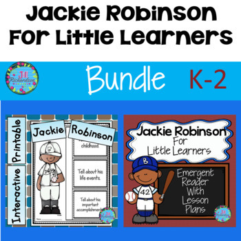Preview of Jackie Robinson Black History Month Kindergarten First Second Grade ESL Activity