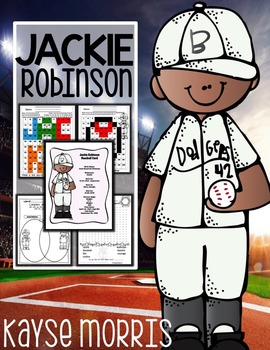 Preview of Jackie Robinson Activities, Close Reading, Crafts, and More