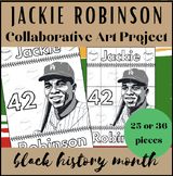 Jackie Robinson Collaborative Mural Poster Art | Black His