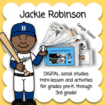 Preview of Jackie Robinson DIGITAL Mini-Lesson and Activities