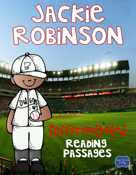 Preview of Jackie Robinson Differentiated Reading Passages & Questions
