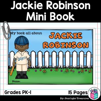 Preview of Jackie Robinson Mini Book for Early Readers: Black History Month