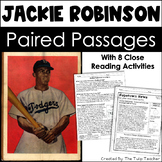 Jackie Robinson Reading Comprehension Paired Passages Clos