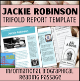 Jackie Robinson Research Reading Passage + Report Template