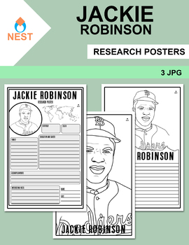 Jackie Robinson Poster by Classy Colleagues