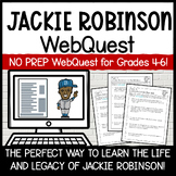 Jackie Robinson WebQuest | NO PREP Life and Legacy of Jack