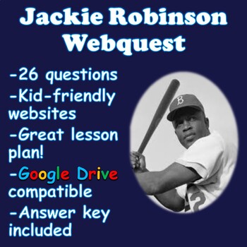 Preview of Jackie Robinson Webquest