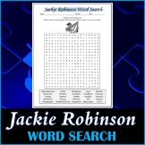 Jackie Robinson Word Search Puzzle
