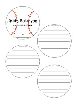 Jackie Robinson Poem Writing Activity