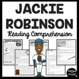Jackie Robinson Biography Reading Comprehension Worksheet 