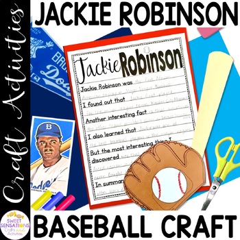 Crafts Jackie Robinson At Bat Craft Coloring Pages - George Mitchell's