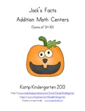 Jack's Facts Halloween Addition Within 10 Math Centers