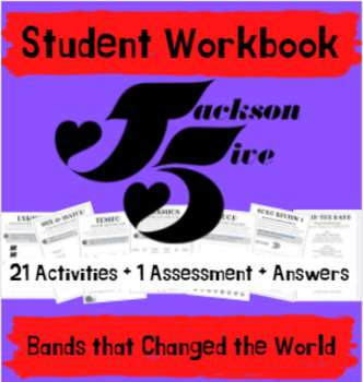 Preview of Jackson 5 Music Workbook - Bands that Changed the World