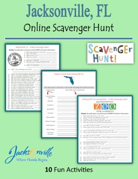 Preview of Jacksonville, Florida - Online Scavenger Hunt