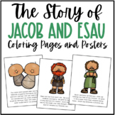 Jacob and Esau Bible Story Coloring Pages and Posters | Cr