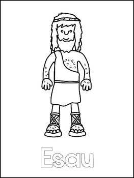 jacob and esau coloring pages