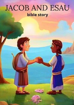 Jacob and Esau bible story for kids by Tiny Saints Workshop | TPT