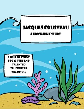 Preview of Jacques Cousteau Biography Unit