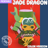 Jade Green Wood Dragon Lantern Craft | Year of the Dragon
