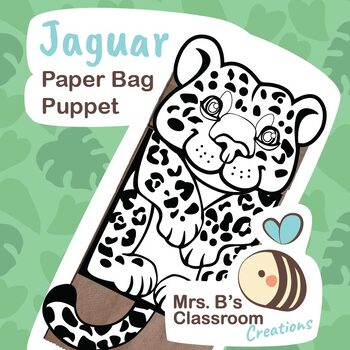Preview of Jaguar Paper Bag Puppet