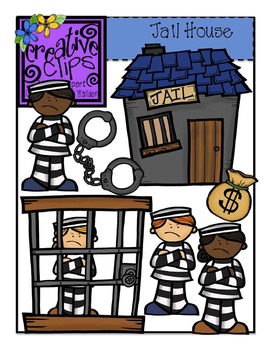 Preview of Jail House {Creative Clips Digital Clipart}