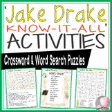 Jake Drake Know-It-All Activities Clements Crossword Puzzl