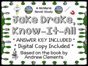 Preview of Jake Drake, Know-It-All (Andrew Clements) Novel Study / Comprehension (32 pages)