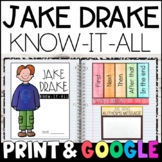 Jake Drake Know It All Novel Study with GOOGLE Slides
