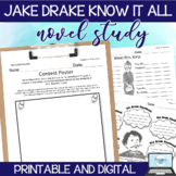 Jake Drake Know it All - Lessons/Comprehension Activity Pr