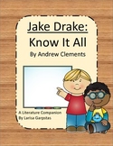 Jake Drake:Know It All Literature Companion