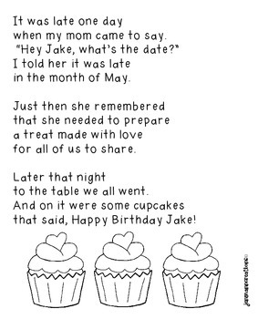 Jake's Cake--a Poem to Teach a silent e by JenMannCreations | TpT