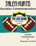 Jalen Hurts: Super Bowl Bound! Reading Comprehension Activity