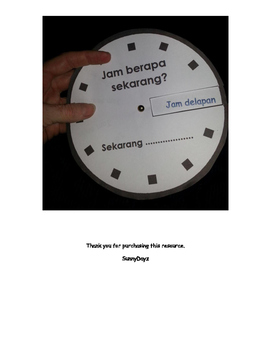Preview of Jam Berapa - Spinning clock