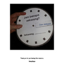 Jam Berapa - Spinning clock